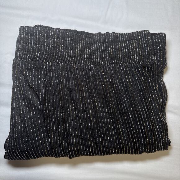 Torrid Pull On Wide Leg Stretch Lurex High Rise Pants Size 5X Glitter Stripe NEW - Picture 12 of 12